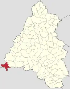 Poziția localității Ant