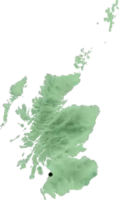 Poziția regiunii Royal Burgh of Ayr