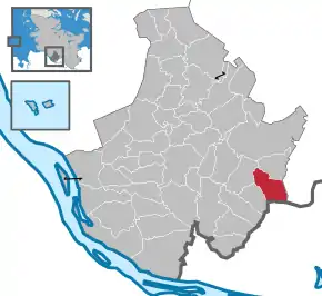 Poziția localității Bönningstedt