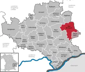 Poziția localității Bad Birnbach