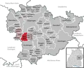 Poziția localității Bad Boll