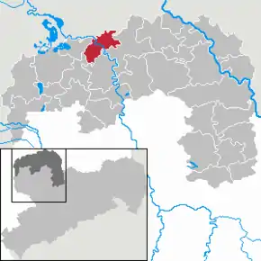 Poziția localității Bad Düben