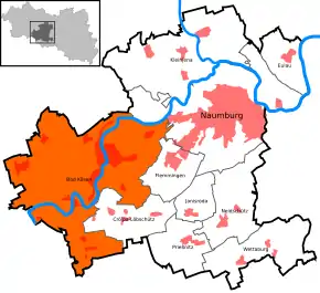 Poziția localității Bad Kösen