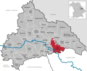 Poziția localității Bad Kötzting