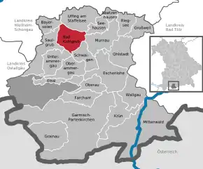 Poziția localității Bad Kohlgrub