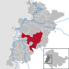 Poziția localității Bad Salzungen