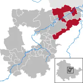 Poziția localității Bad Sulza