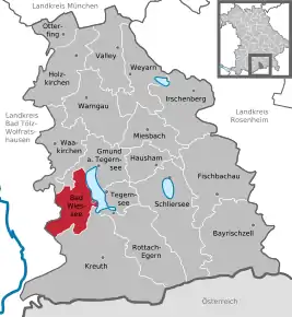 Poziția localității Bad Wiessee