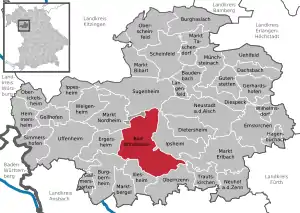 Poziția localității Bad Windsheim