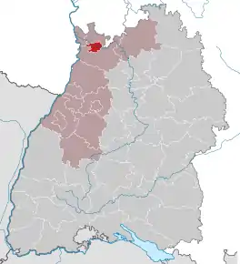 Poziția localității Heidelberg