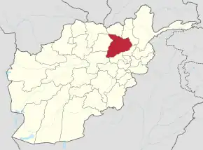 Poziția localității provincia Baghlan
