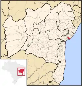 Poziția localității Salvador