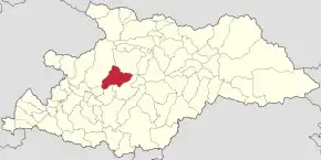 Poziția localității Baia Sprie