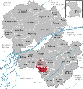 Poziția localității Baierbach