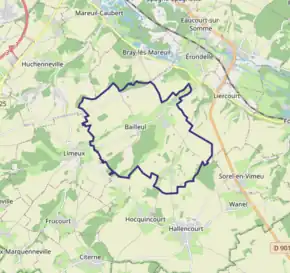 Poziția localității Bailleul