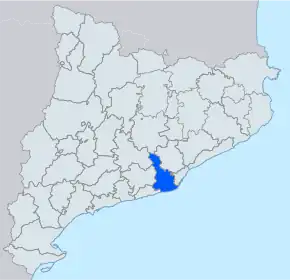 Poziția localității Baix Llobregat