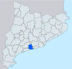 Poziția localității Baix Penedès