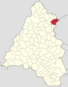 Localizare pe harta județului