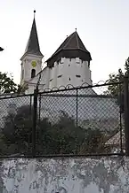 Turnul-clopotniță, nava și o parte din centura de ziduri