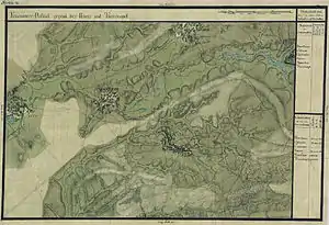 Satchinez în Harta Iosefină a Banatului, 1769-72