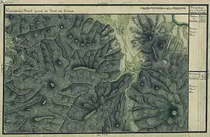 Var în Harta Iosefină a Banatului, 1769-1772