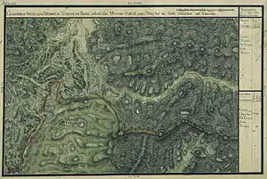 Domașnea în Harta Iosefină a Banatului, 1769-72