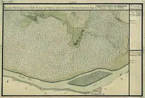Pločica în Harta Iosefină a Banatului, 1769-1772
