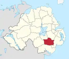 Poziția regiunii Banbridge District