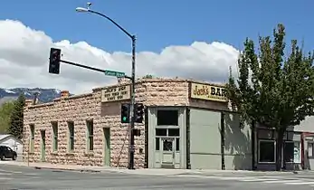 Jack's Bar, anterior Bank Saloon, din Carson City, Nevada. Construit în 1899.
