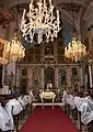 Biserica Sfânta Barbara din Viena (interior, vedere spre iconostas)