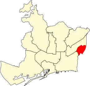 Poziția localității Bon Pastor