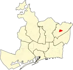 Poziția localității Verdun