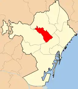 Poziția localității Gràcia