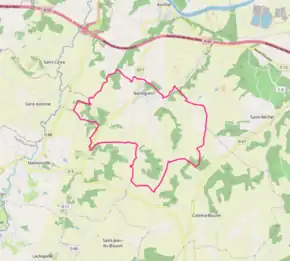 Poziția localității Bardigues