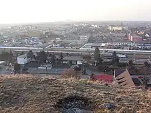  Cartierul Bartolomeu cu gara Bartolomeu în prim plan