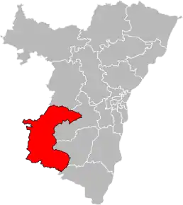 Poziția localității Cantonul Mutzig