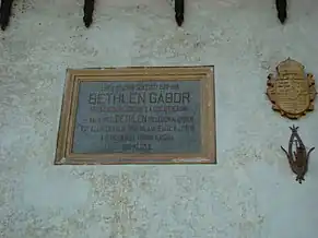 Placheta comemorativă din 1909