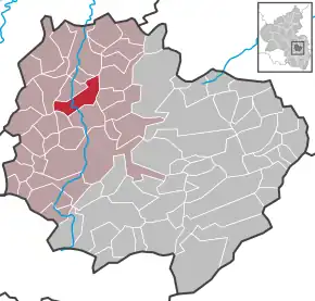 Poziția localității Bayerfeld-Steckweiler