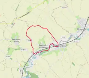 Poziția localității Beaucourt-sur-l'Ancre