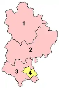 Poziția localității Bedfordshire