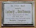 Placă memorială Casa Beethoven (Baden)