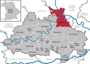 Poziția localității Beilngries