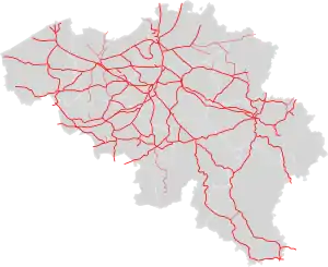 Gara Antwerpen-Centraal se află în Rețeaua de căi ferate a Belgiei