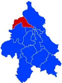 Poziția localității Zemun