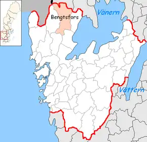 Localizarea comunei în cadrul comitatului