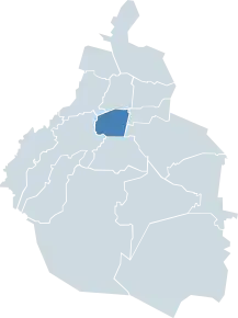 Poziția localității Benito Juárez