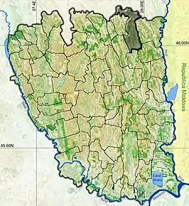 Amplasarea în cadrul județului



		
Poziția în cadrul României