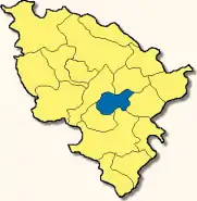 Poziția  Berg im Gau pe harta districtului Neuburg-Schrobenhausen