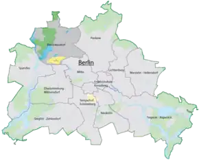 Poziția localității Sector Reinickendorf