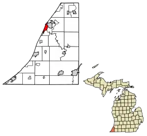 Plasare în comitatul Berrien, statul &nbsp;Michigan